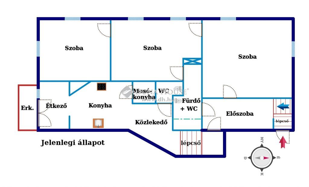Eladó Lakás, Budapest 11. kerület - Gellérthegyen, villaépületben, a Citadellára panorámás lakás