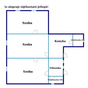 Eladó Lakás 6500 Baja Baja, Szabadság út