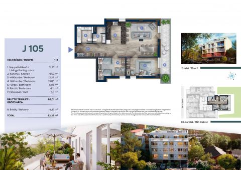 Eladó Lakás 1131 Budapest 13. kerület , J139 Társasház