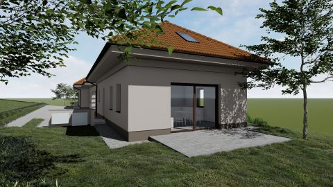 Eladó Ház 7634 Pécs , Magyarürögben új építésű ikerház emelt szerkezetkész állapotban