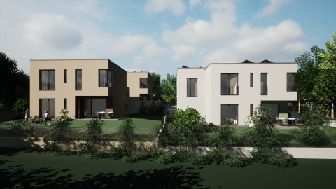 Eladó Ház 2051 Biatorbágy , Biatorbágy keresett részén panorámás ikerház  - B1