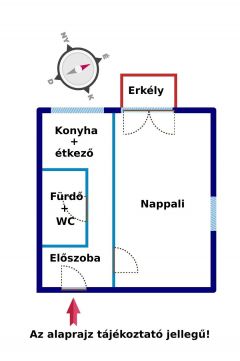 Kiadó Lakás 1039 Budapest 3. kerület Kiskutyabarát, 37m2-es, klímás, redőnyös, felújított garzonl