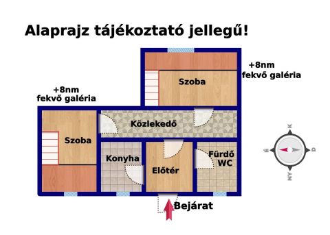 Eladó Lakás 1082 Budapest 8. kerület Corvin negyed közelében, két lakássá alakítható, befektetés!
