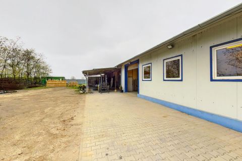 Eladó Ipari 2750 Nagykőrös , Bővíthető ipari terület, 2016-ban felépült csarnokkal, 5,5 m