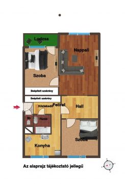 Kiadó Lakás 9400 Sopron Frekventált helyen, parkra néző, erkélyes lakás kiadó!