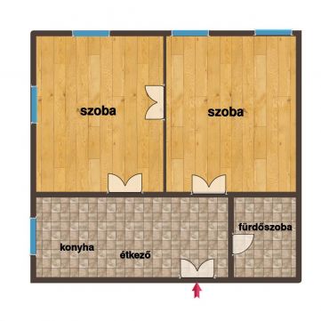 Eladó Lakás 1061 Budapest 6. kerület Az Anker házban, napfényes, utcai
