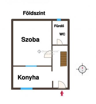 Eladó Ház 6100 Kiskunfélegyháza Három szobás, kétszintes ingatlan a központban garázzsal