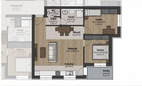 Eladó Lakás 9700 Szombathely Kámoni 20 lakásos projekt V.