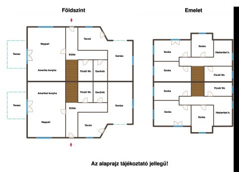 Eladó Ház 1182 Budapest 18. kerület Újépítésű két szintes Ikerház Bp.XVIII. kerület Almáskertben