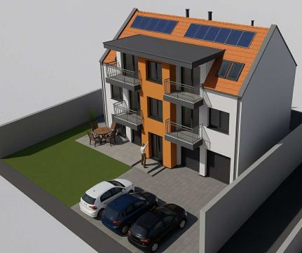 Eladó Lakás 6000 Kecskemét , 6000 Kecskemét belváros közeli új épétésű lakás