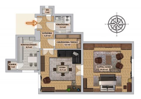 Eladó Lakás 1023 Budapest 2. kerület 