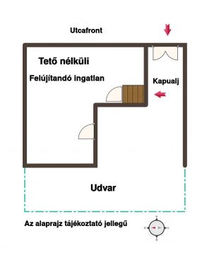 Eladó Ház 7700 Mohács Központi elhelyezkedésű felújítandó ház