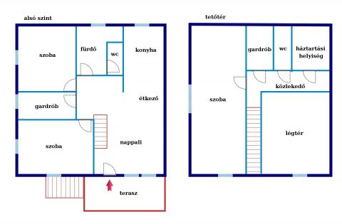 Kiadó Ház 6035 Ballószög Nappali+3 szobás, pincés új ház kiadó!