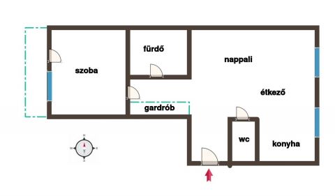 Eladó Lakás 4400 Nyíregyháza Szarvas utca közelében