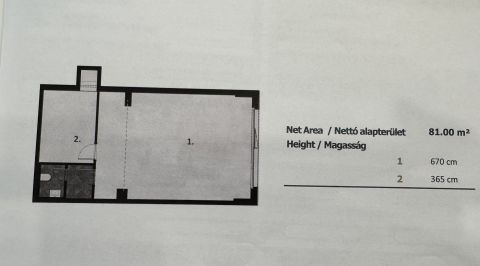 Eladó Üzlethelyiség 1133 Budapest 13. kerület , Kárpát utca 