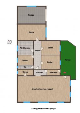 Eladó Telek 5126 Jászfényszaru Aszfalton utcában telek- akár könnyűszerkezetű házzal együtt