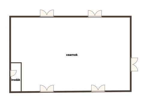 Kiadó Ipari 6000 Kecskemét 3385nm ipari csarnok, 240 nm irodablokkal kiadó