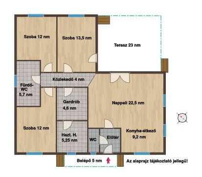 Eladó Ház 2225 Üllő Nappali+3 szobás 105 nm-es egyszintes új építésű családi ház