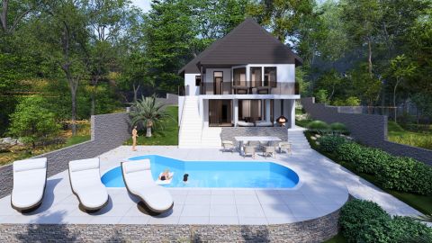 Eladó Ház 8172 Balatonakarattya magasparton panorámás