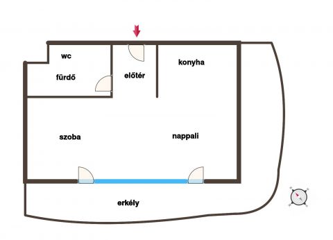 Eladó Lakás 6035 Ballószög Újépítésű 47nm+27nm erkélyes, 1 emeleti lakás