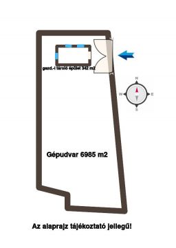 Eladó Tároló/Raktár 3000 Hatvan 