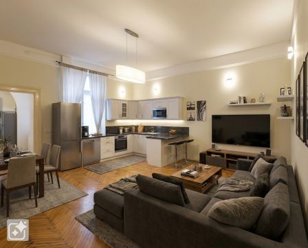 Eladó Lakás 1051 Budapest 5. kerület , 50 sqm flat in Dorottya street next to the Las Vegas Casino 