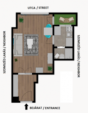Eladó Lakás 1137 Budapest 13. kerület Katona József utca Pozsonyi utcánál