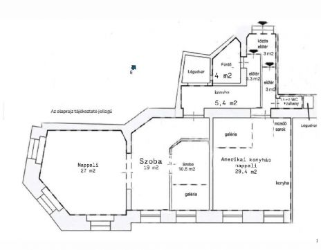 Eladó Lakás 1085 Budapest 8. kerület 1085 Budapest 8, Corvin negyed