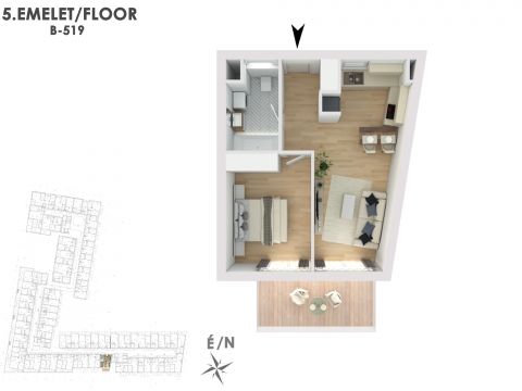 Eladó Lakás 1138 Budapest 13. kerület Lakópark a Duna partján: Otthonod a vízparti életstílus közepén!