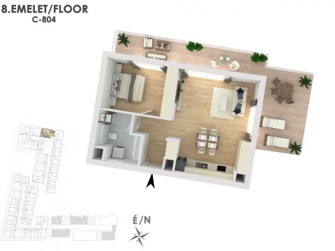 Eladó Lakás 1138 Budapest 13. kerület Lakópark a Duna partján: Otthonod a vízparti életstílus közepén!