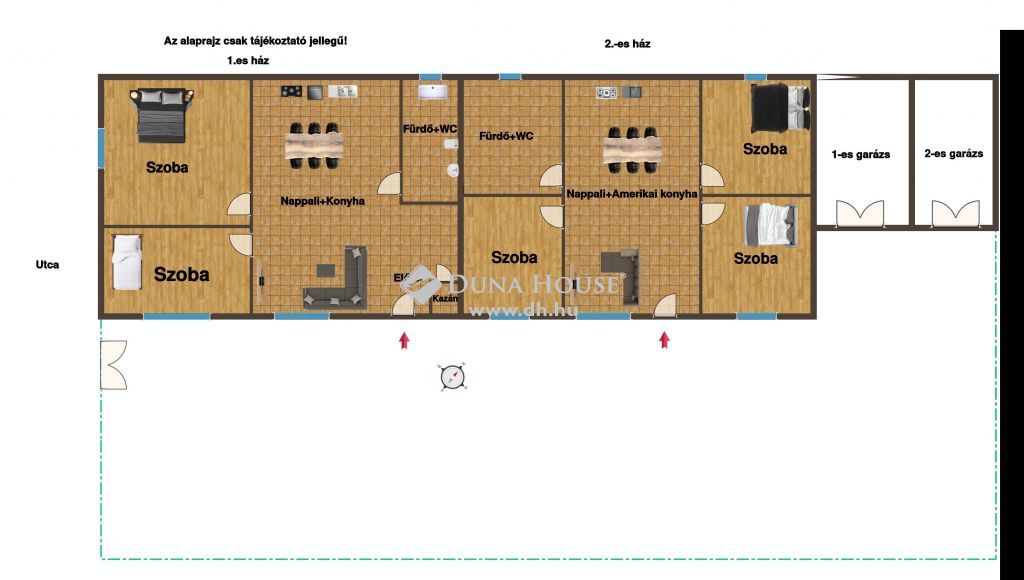 2737 Ceglédbercel , Ceglédbercel Iskolánál 2 generációs 5 szobás 125nm-es ház — 1/22