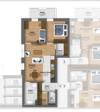 Eladó Lakás 9700 Szombathely Kiara Garden lakópark