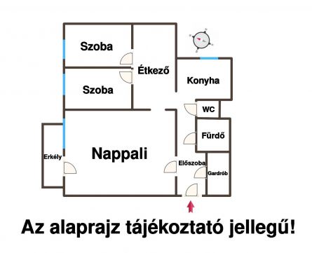 Eladó Lakás 1173 Budapest 17. kerület Felújított 2 hálószobás, központi elhelyezkedésű lakás