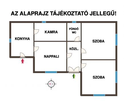 Eladó Ház 2740 Abony 3 SZOBÁS ÖNÁLLÓ CSALÁDI HÁZ!