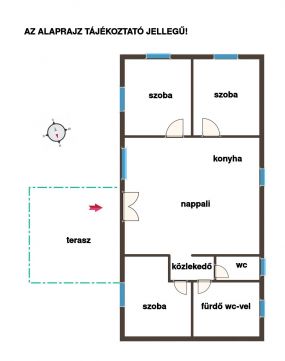 Eladó Ház 2764 Tápióbicske Igényesen felújított ikerházfél központhoz közel