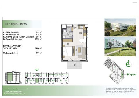 Eladó Lakás 4030 Debrecen , MODERN, FIATALOS ÚJ LAKÁSOK