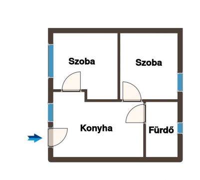 Eladó Lakás 1238 Budapest 23. kerület Soroksár kertvárosi részén!