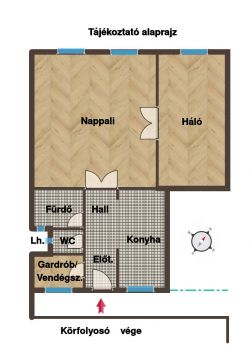 Eladó Lakás 1066 Budapest 6. kerület Körúton belüli, csendes, klímás, + 'gangerkélyl'