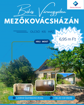 Eladó Ház 5800 Mezőkovácsháza 