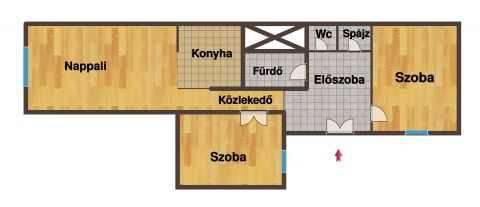 Eladó Lakás 1011 Budapest 1. kerület Iskola utcában Mátyás templomra néző lakás