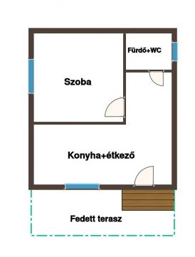 Kiadó Ház 6000 Kecskemét FELÚJÍTOTT 1 SZOBÁS KIS HÁZIKÓ KIADÓ 