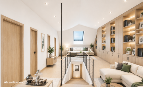 Eladó Lakás 1125 Budapest 12. kerület , Örökpanorámás, felújítandó duplex lakás a Svábhegyen