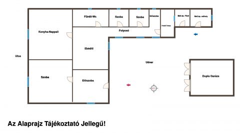 Eladó Ház 9330 Kapuvár OMV Benzinkúthoz közel.