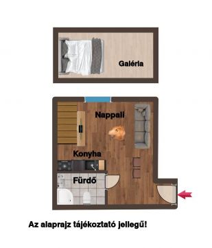 Eladó Lakás 1065 Budapest 6. kerület Bajcsy- Zsilinszky út sarkán felújított galériás lakás