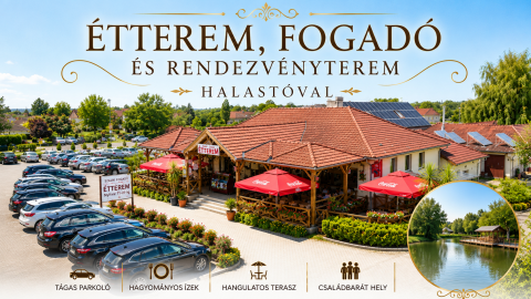 Eladó Vendéglátás 6086 Szalkszentmárton , Bejáratott étterem–panzió–fogadó,