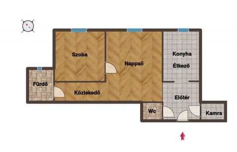 Eladó Lakás 1149 Budapest 14. kerület HERMINAMEZŐ SZÉLÉN, 2 SZOBÁS AZONNAL KÖLTÖZHETŐ, JÓ HÁZBAN!