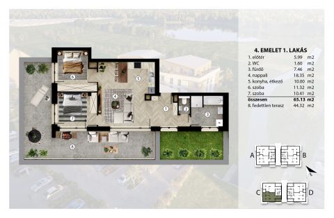 Eladó Lakás 8000 Székesfehérvár , Palotaváros