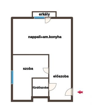 Eladó Lakás 1131 Budapest 13. kerület Angyalföldön emeleti teljesen felújított erkélyes lakás