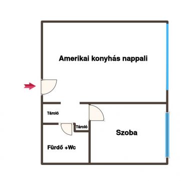 Eladó Lakás 2100 Gödöllő Gödöllő központjában – PANORÁMÁS, 44- nm, 2 szobás lakás 
