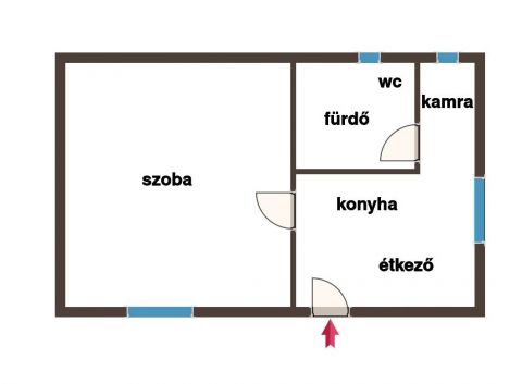 Eladó Ház 6000 Kecskemét 30nm jó állapotú gazdasági épület, 1015nm telken!